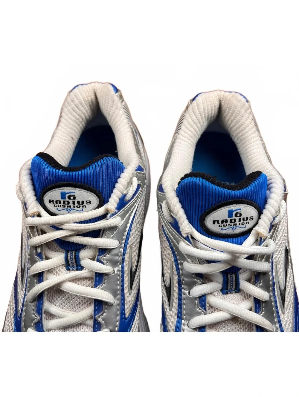 Brooks Radius Cushion Running Shoes - Men's Size 9.5 D White and Blue